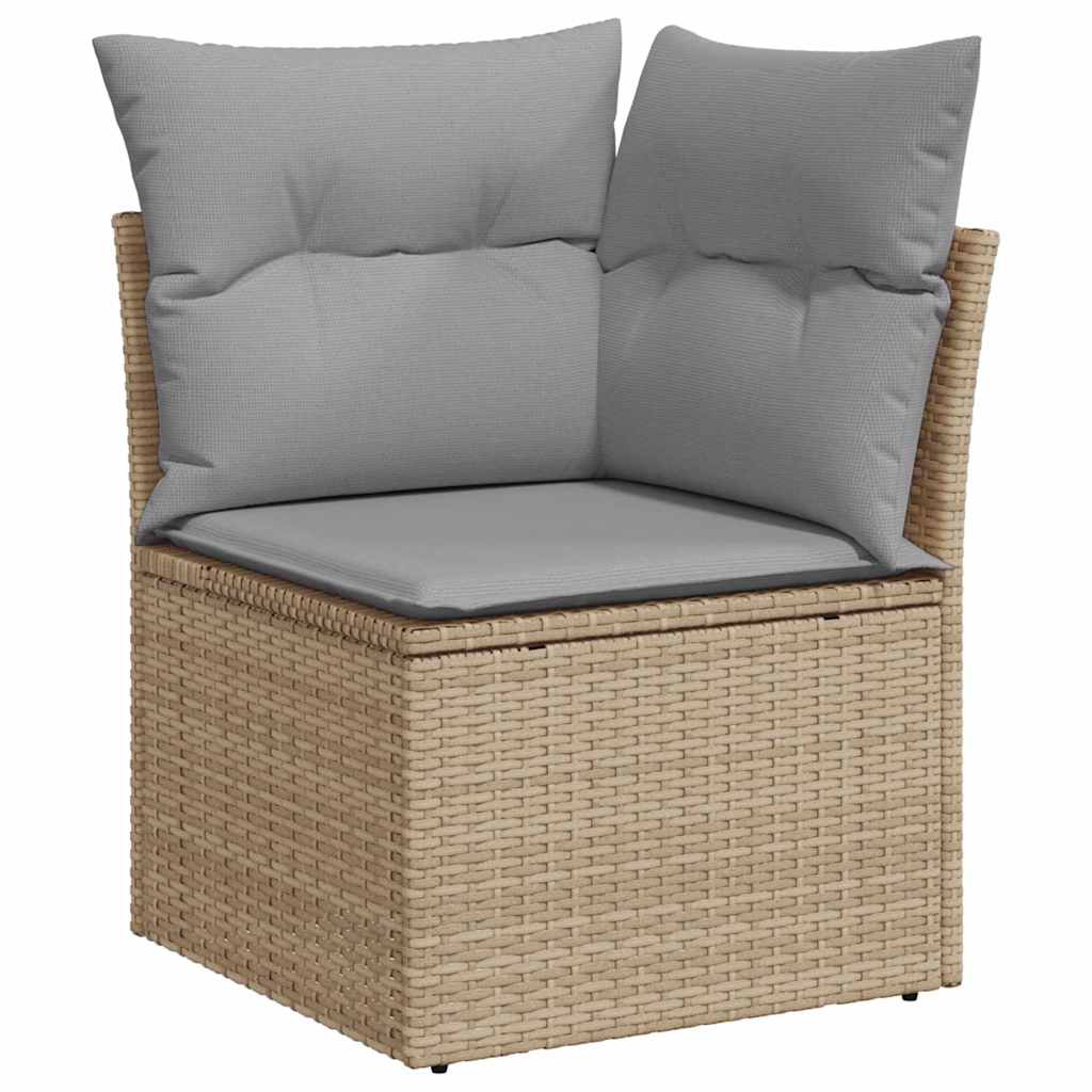 10 Delige Tuin Sofa Set 10 pcs Beige, lichtgrijs