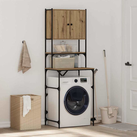 Wasmachine Kast Artisan Eiken 68x48,5x194 cm