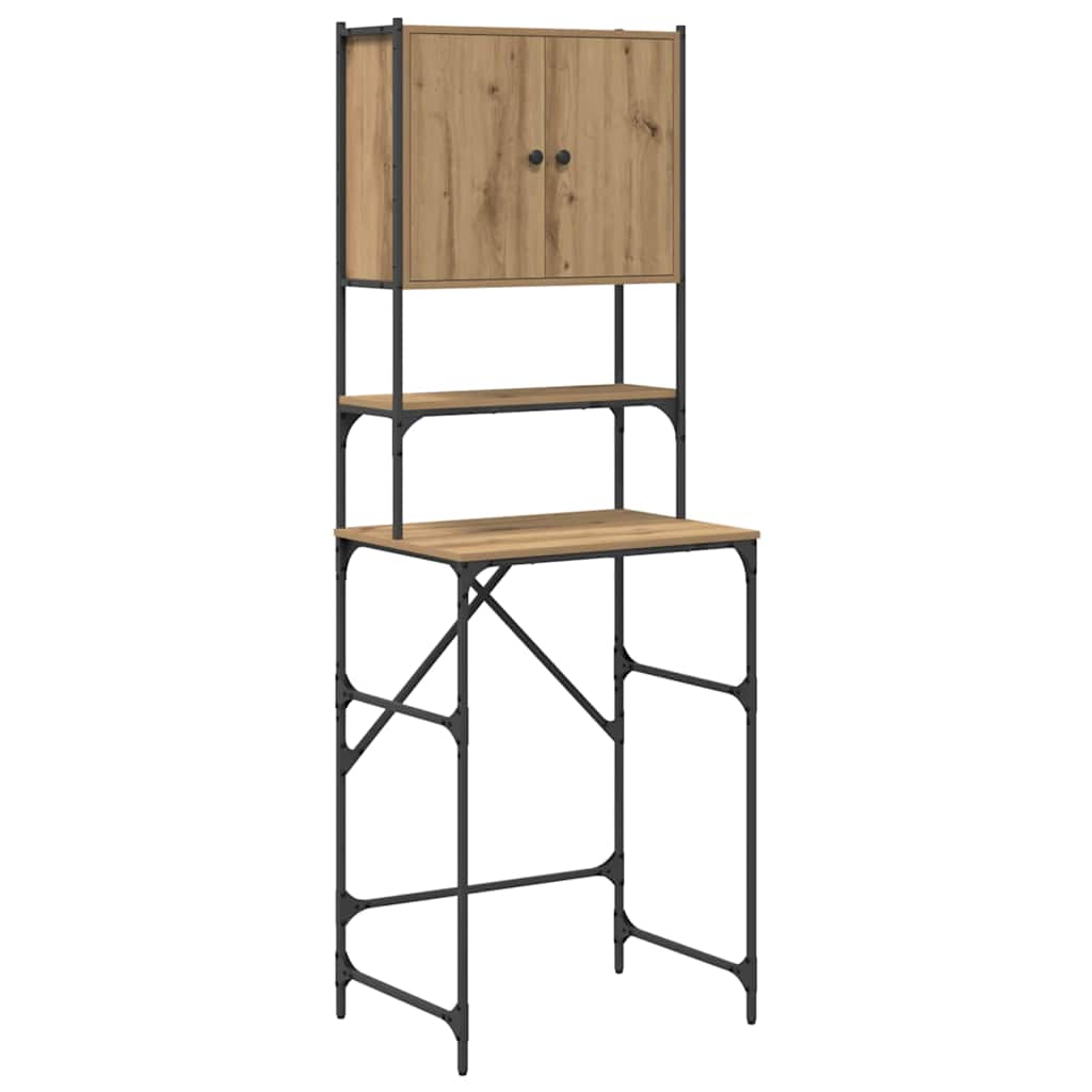Wasmachine Kast Artisan Eiken 68x48,5x194 cm