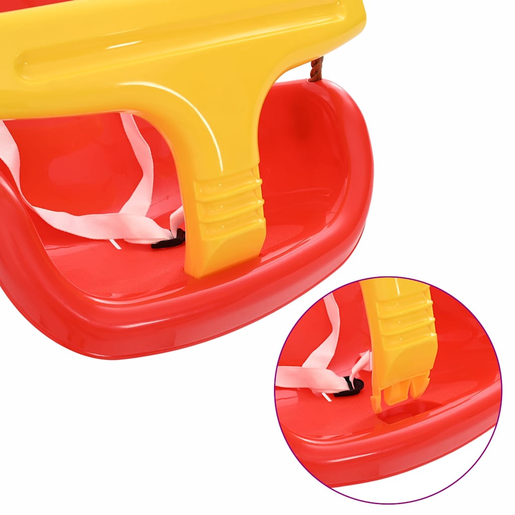 Baby Schommels met Veiligheidsriemen & Verstelbare Touwen van Plastic