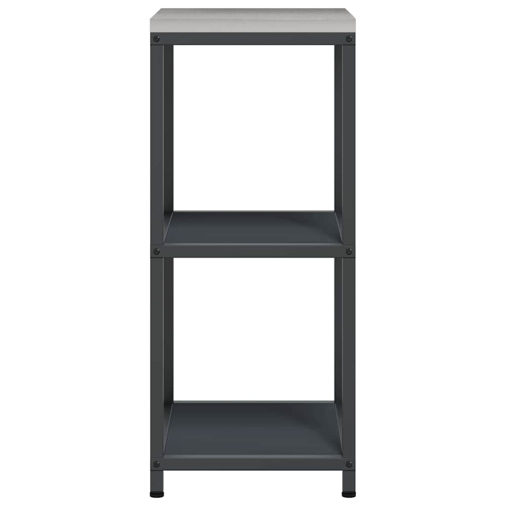Keuken opslag plank met plank met opslag Antraciet Staal