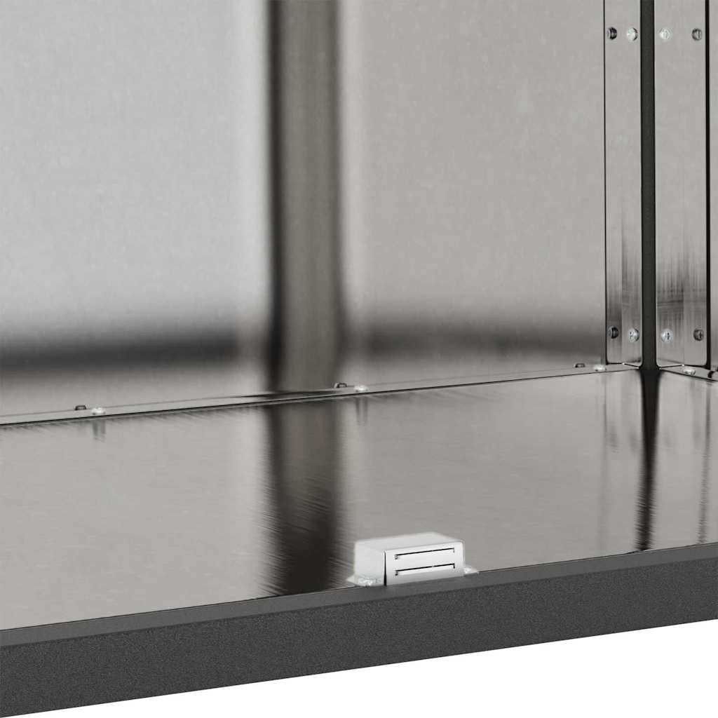 Keukenopslag Kast met plank Zilver Gegalvaniseerd staal