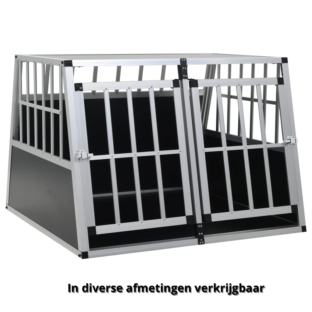 Hondenbench voor in de auto – met enkele of dubbele deur, diverse maten